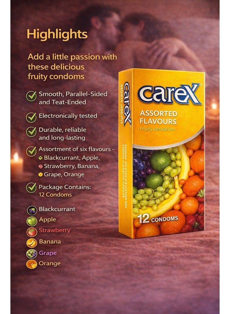 كيركس حزمة من 6 علب واقي ذكري بنكهات متنوعة - Image 4